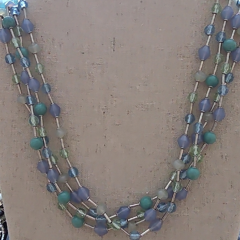 Y2K 90s Multicolor Beaded Necklace